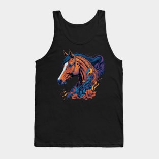 Equine Elegance: Graceful Beauty of Horses Tank Top